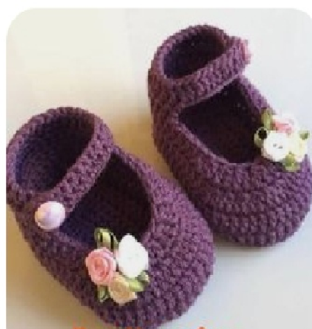 BABY BOOTIES / BABY SHOES / CUTE BABY WOOLEN CROCHET HANDMADE BABY GIRL SHEOS/ FOR ALL SEASONS CROCHET ACCESSORIES