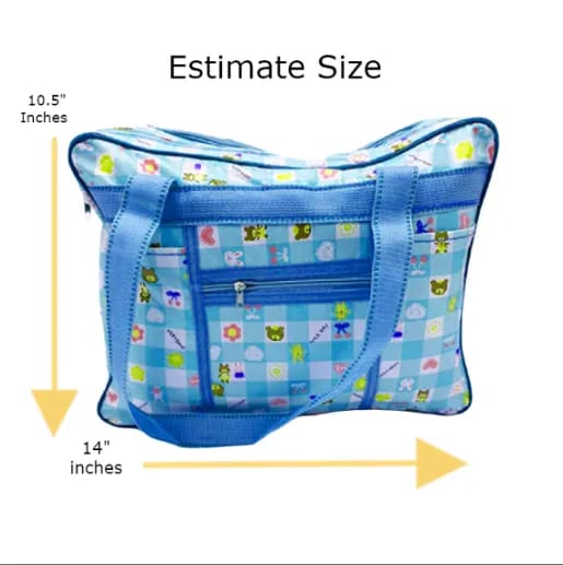 BLUE- Baby Diaper bag & accessories in Portable easy to carry - kidzo