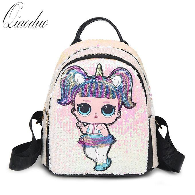 Glitter Sequins Backpack Teenage Girls School Bags Price in Pakistan View Latest Collection of