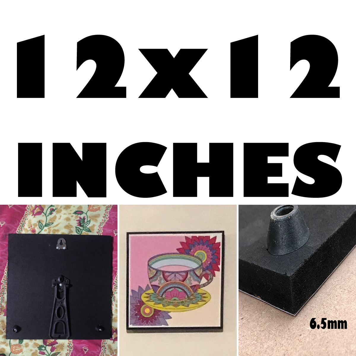 High-Quality Custom Photo Frame 4x6-12x18 Inch HD Print with Lamination, New, Table Stand & Wall Mount - Modern Style