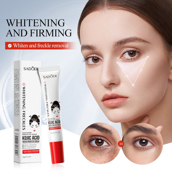 SADOER Kojic Acid Freckles Whiten Firms Eye Cream 20g