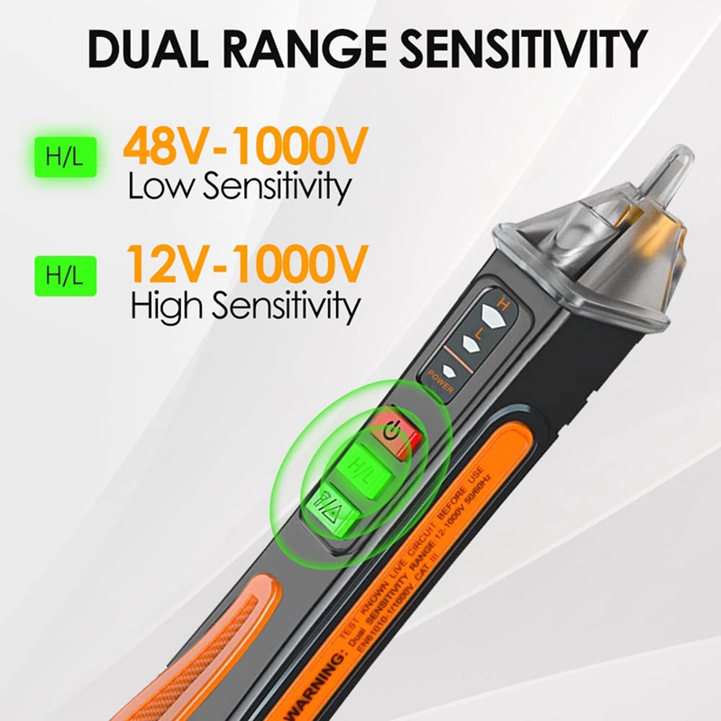 Dual range store voltage tester