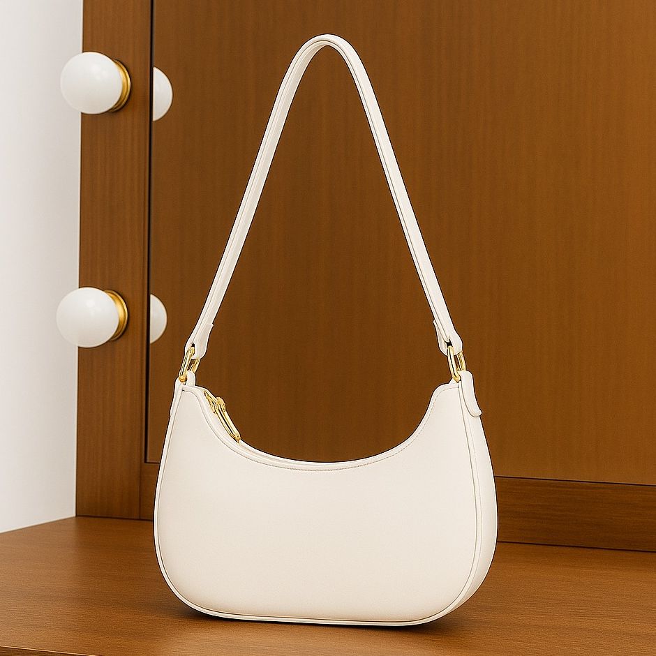 Stylish Leather Handbag for Girls and Women Shoulder Bag for Ladies Casual Crossbody Bag with Phone Pouch Elegant Purse for Girls Perfect Gift for Her Trendy Everyday Use Tote Fashionable Women's Handbag Ideal for Work Travel Shopping and Outings