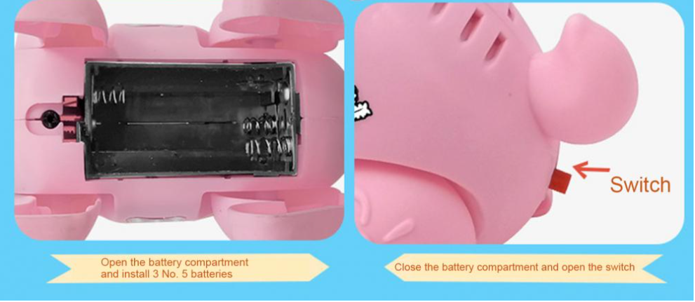Electric Bunny Rabbit Plush Toy with Music & LED Perfect Birthday Gift for Girls Boys Kids