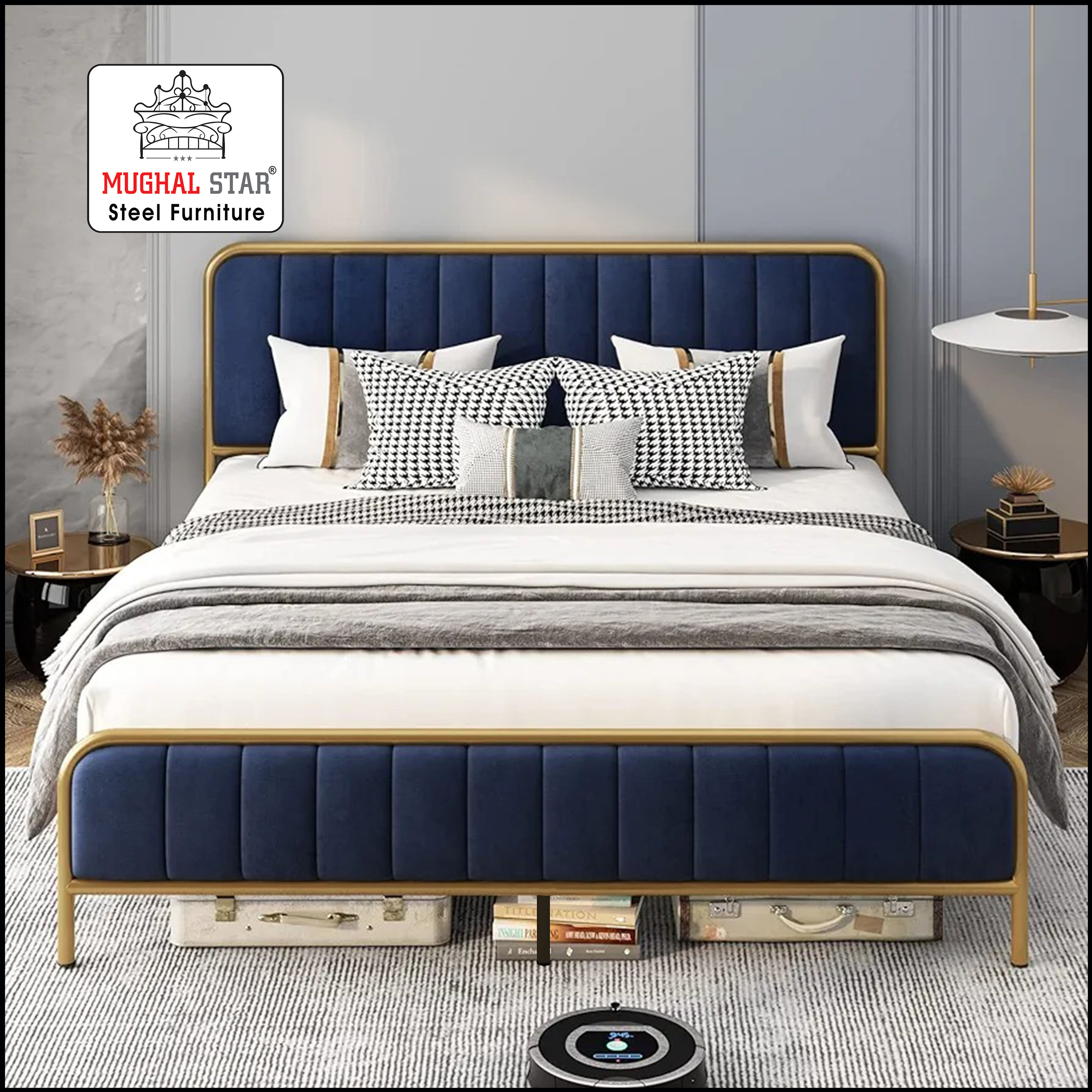 Ultra delux bed ,Iron Bed, Double Bed, Mughal Star Steel Furniture