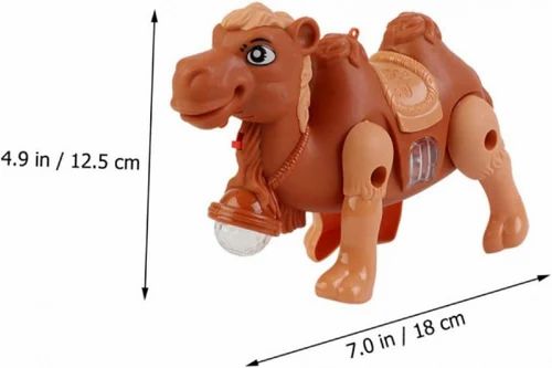 Arabic Electric Camel Toy With Light And Music For Kids (Small And Large) Tow Size Available