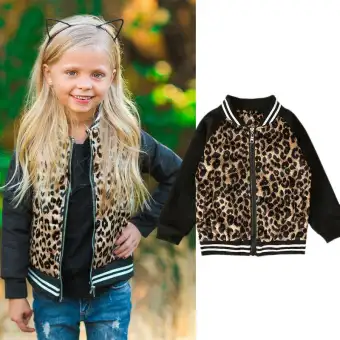 baby girl leopard coat