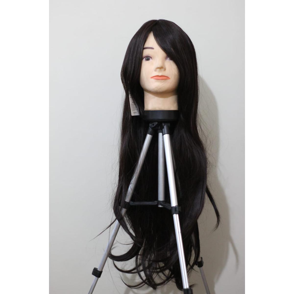 Full head long hair extension wig matte-natural hair color