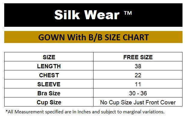 SW SILK WEAR- Women 3 Piece Nighty Sleepwear Silk Satin night dress Lingerie Set With Robe and Short Gown Bridal for Ladies and Girls for Night Wear and Parties Full Black Body Stocking for Free Bra BI-015