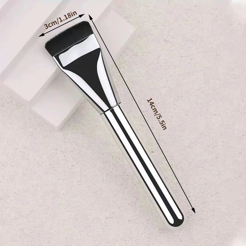 Flat Contour Makeup Brush – Thin, Lightweight Foundation Applicator