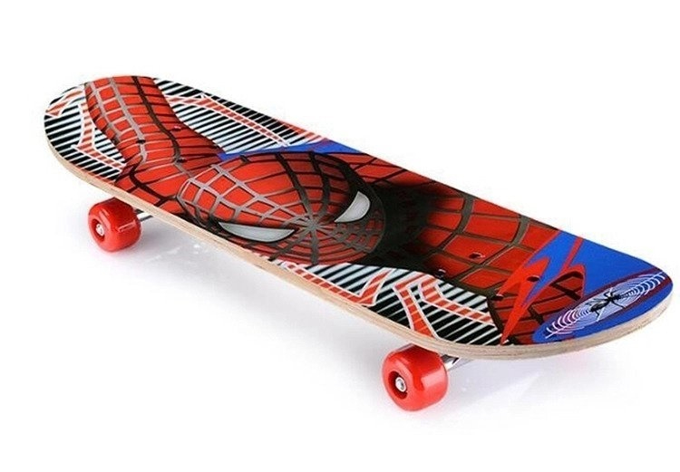 Spider Man Skateboard for Beginner Complete Skateboard for Boys and Girls-Medium