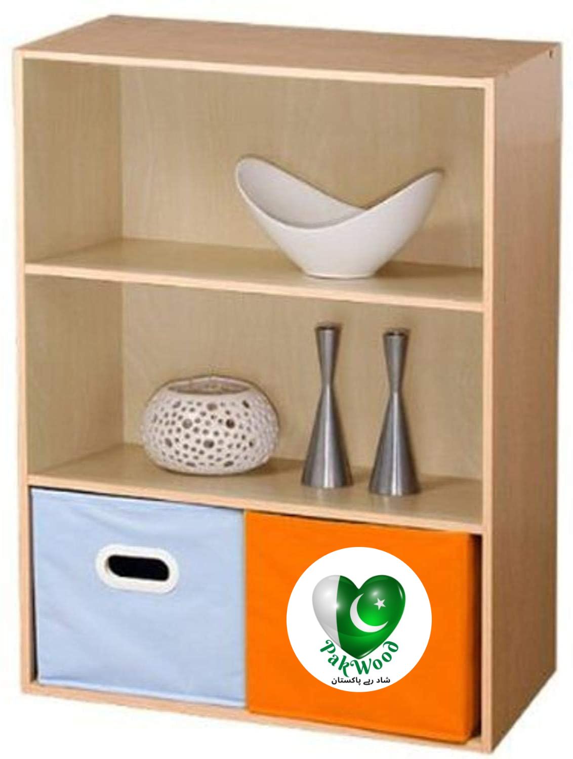 PAKWOOD 3-Tier Multipurpose Open Book rack Book Shelf for Kitchen ...