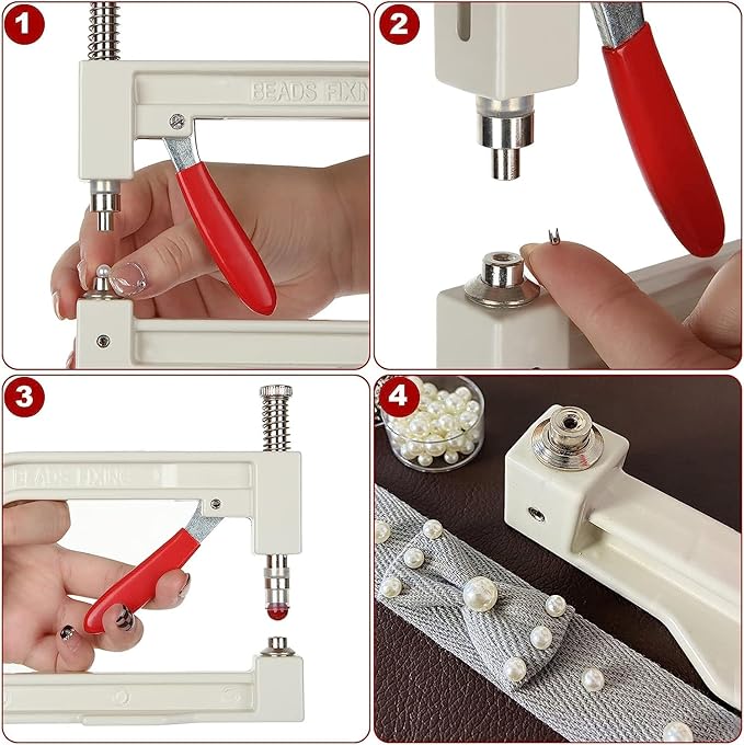 Pearl Setting Machine Pearl Rivet Machine Perlas Para Ropa Pearl