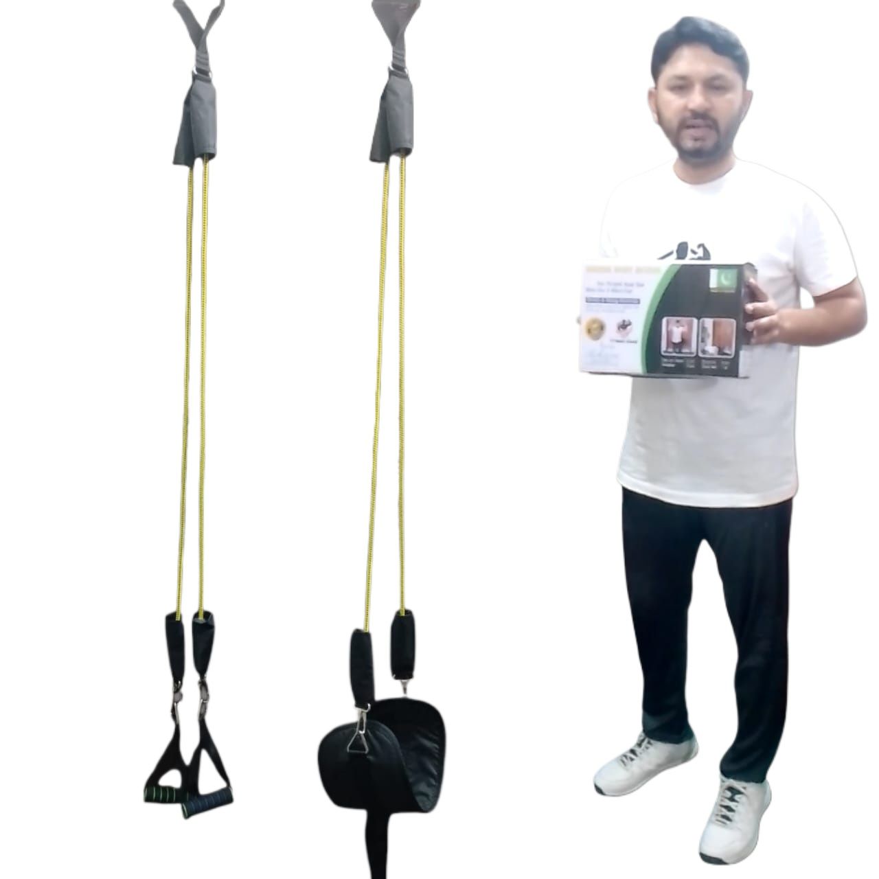 Sasher Body Action – Home Gym Exercise Kit for Ladies & Gents | Fitness Kit for Girls & Boys | Full Body Workout for Home Exercise & Fitness | Gym Pakistan | Sasher Pakistan | Resistance Bands | Made in Pakistan