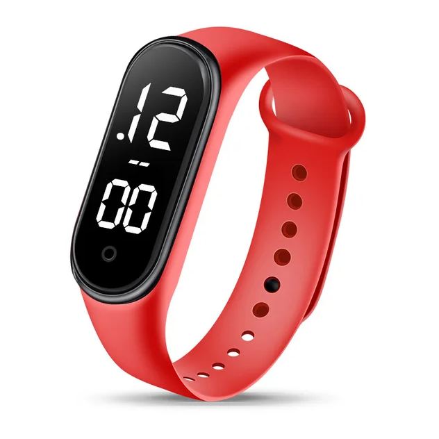 M4 touch Waterproof Sport Led Digital Watch For :Kids / Girls