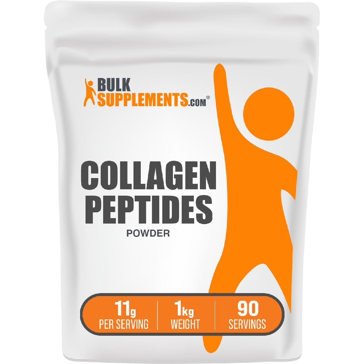 BULKSUPPLEMENTS.COM Collagen Peptides Powder - Bovine Collagen Powder, Collagen Supplement, Powdered Collagen - Beef Collagen Powder, 11g of Hydrolyzed Collagen per Serving, 1kg (2.2 lbs)