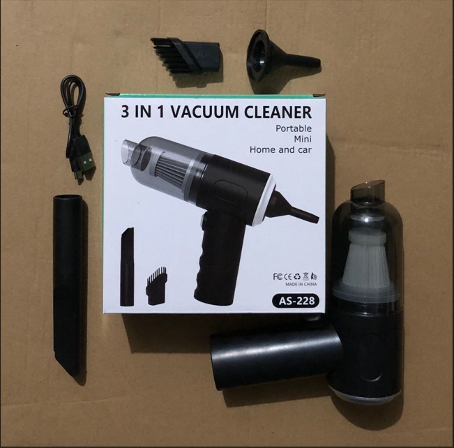 Mini Vacuum Cleaner, Portable Vacuum Cleaner For Car, Suction & Air Blower For Car Accessories, Home Cleaning Tools, Wireless Vaccum Cleaner For Home, Laptop, Keyboard, Sofa price in Pakistan