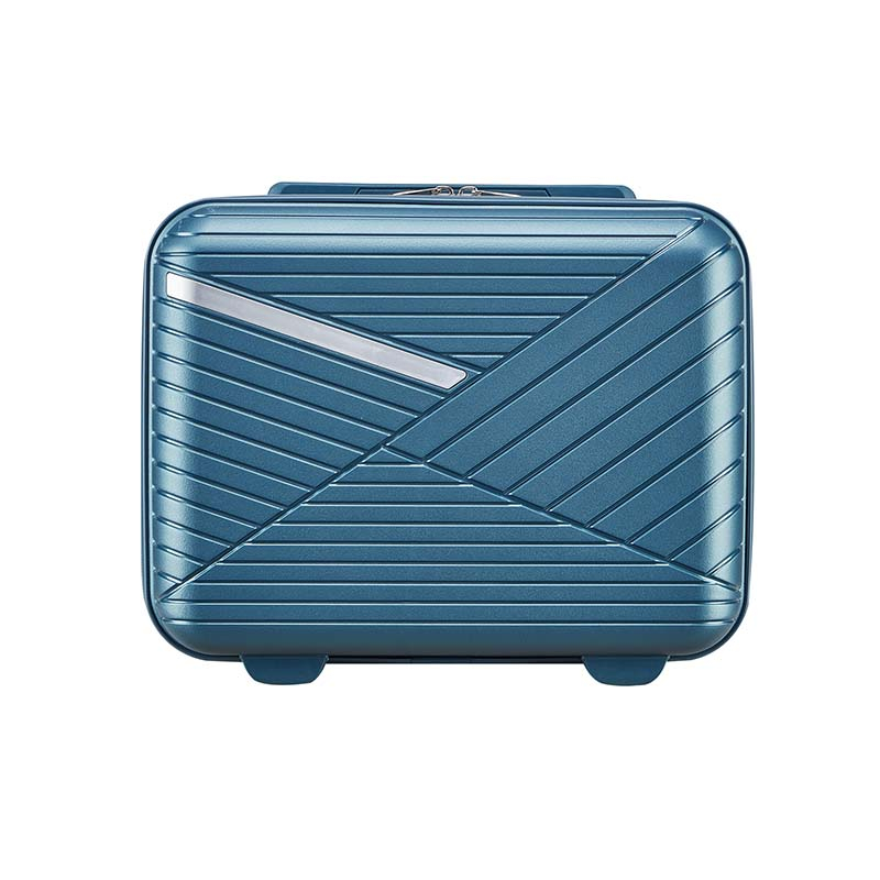 Beauty 14 Inch Suitcase Waterproof Plastic Makeup Storage Box Zipper Travel Cosmetic Bags Case