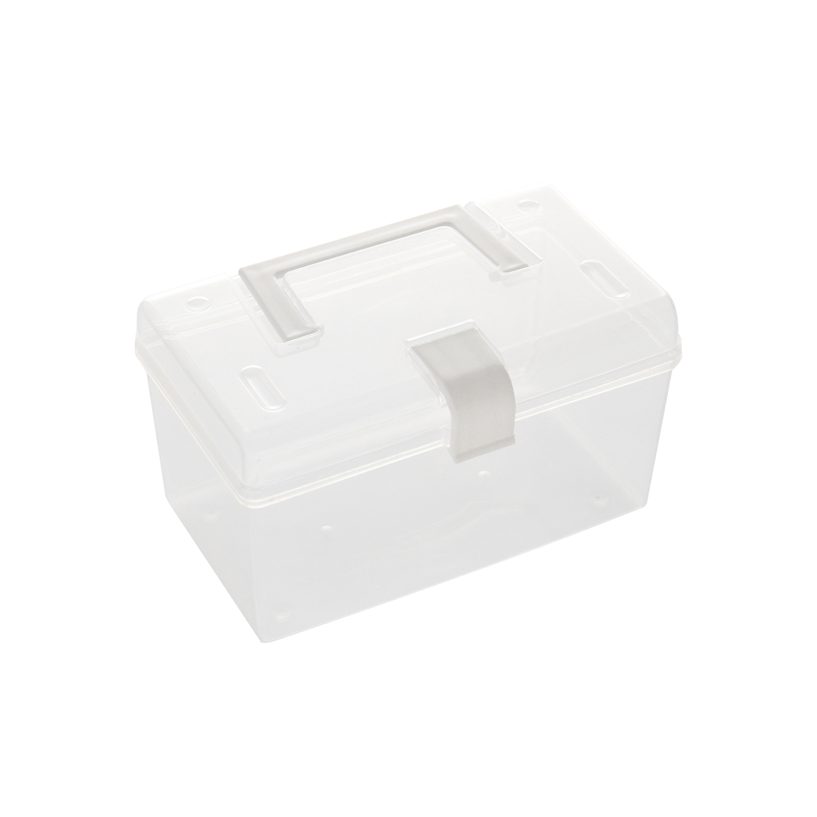 Sundries Box with Hidden Handle All-purpose Face Cover Clear Organizer Box