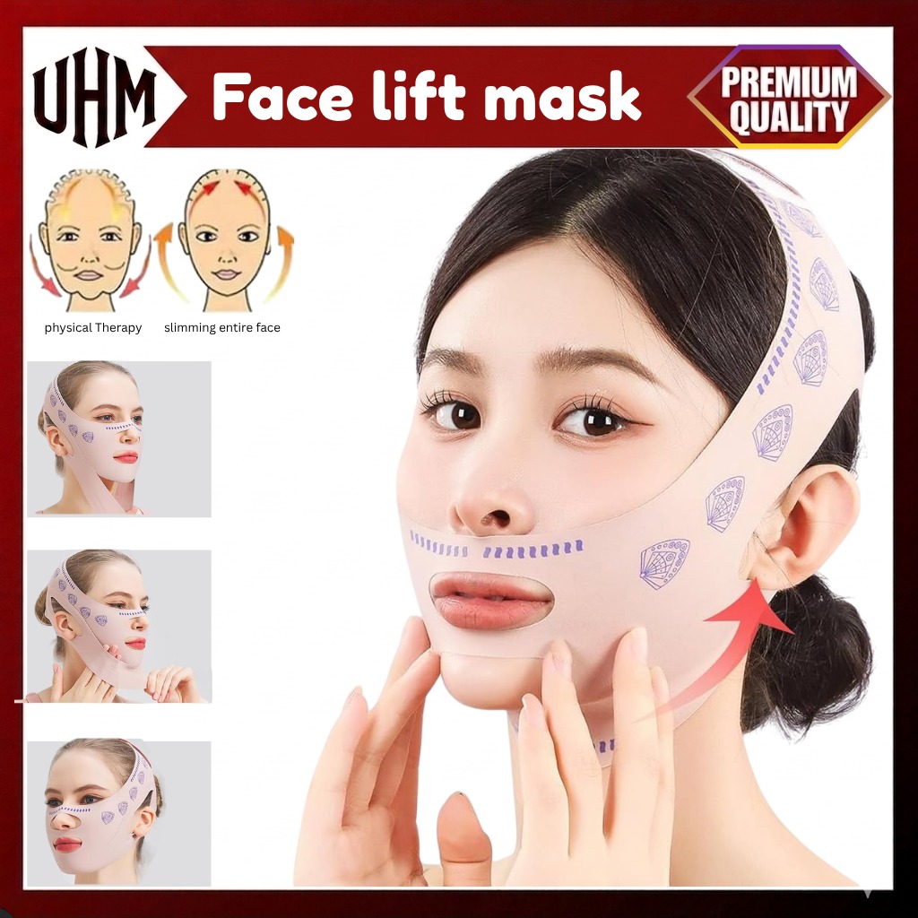 High Quality Face Lifting Belt Face Slimming, Cheek Chin Lift Up Belt V Shape Belt, Double Chin Reducing, Anti Wrinkles Removing Patch Face Slimming Patch Belt, Face V Line Shaper Tool, Face Slimming Strap Band|Premium face slimming belt