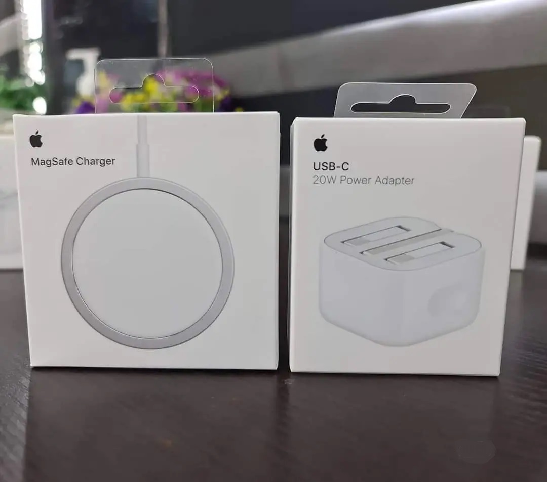 Original Apple Iphone Magsafe Magnetic Wireless Charger Pd 15w With w Usb C Power Adapter Usb Charger For Iphone 12 Pro Max Mini Airpods Pro Magsafe Fast Charging With Charging Animation Combo Set