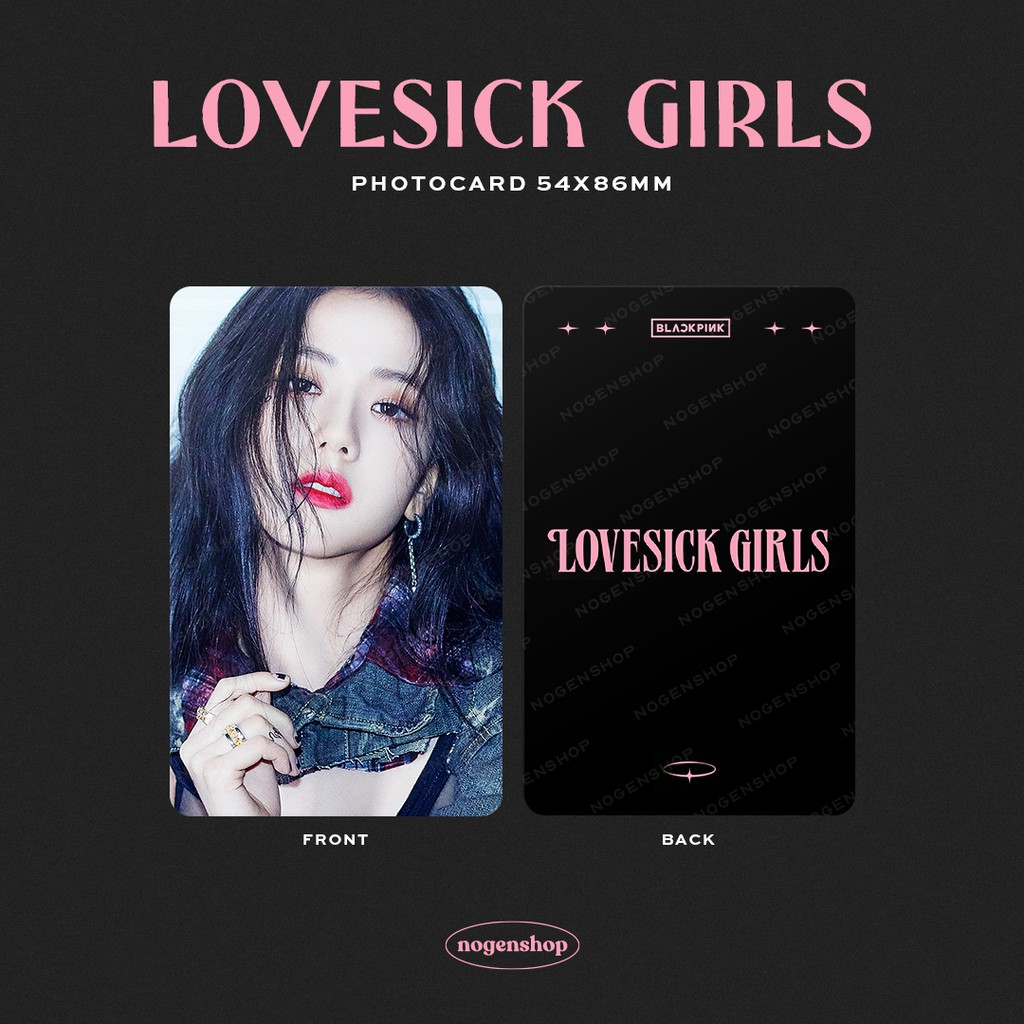 Blackpink LOVESICK GIRLS Photocard | Daraz.pk