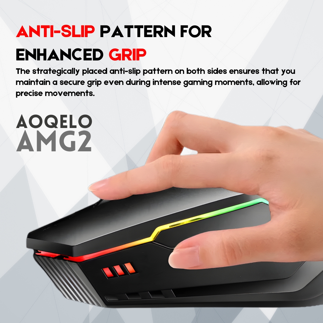 RGB Gaming Mouse USB Wired 3200 DPI Optical Sensor | Ergonomic 7 Button Gaming Mouse with Side Buttons & Double Click Key | 7-Color Breathing LED Backlit Braided Cable Computer Mouse for PC Laptop Desktop Gaming Office – Unique Mall