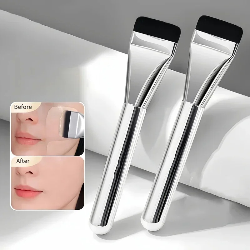 Flat Contour Makeup Brush – Thin, Lightweight Foundation Applicator