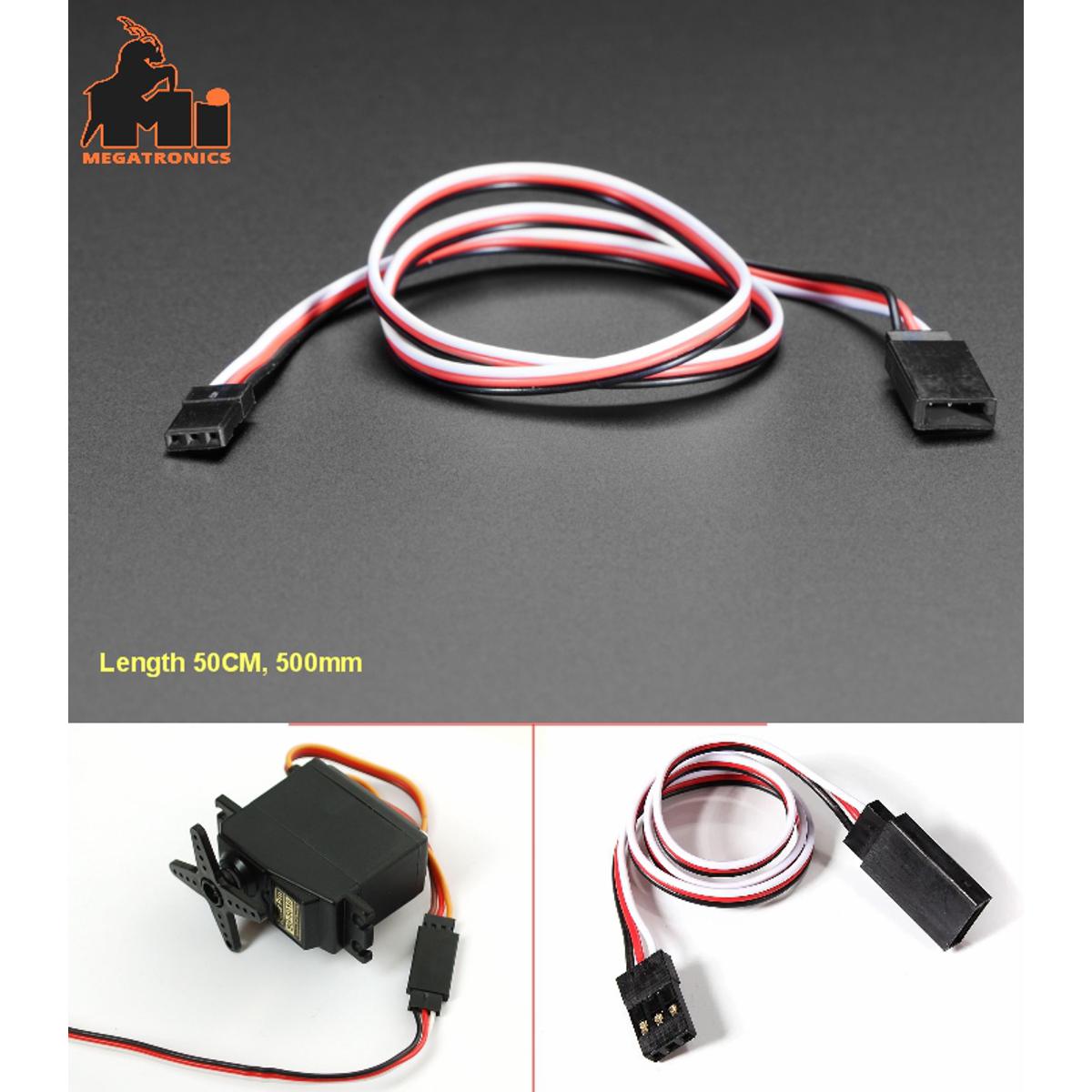 50cm ESC Servo Extension Cable Lead Wire 9g 12g et