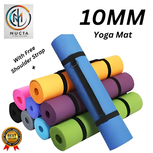 Best Quality yoga mat 10mm,Lightweight yoga mat,And Best Anti Slip Premium Yoga mats,Durable yoga mat,hick yoga mat for joint support  ,Anti Slip best Exercise Mat for Men and Women,(72 L*24 W inch)