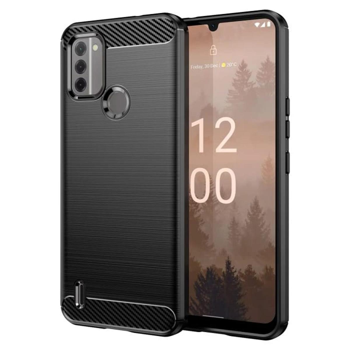 KJYF Per Nokia C31 Custodia, Ultra-Sottile in Morbido Silicone TPU Case Guscio [Anti-Ingiallimento] [Anti-Graffio] Slim Fit Protettivo Cover per Nokia C31 (6.75) - [2 Pezzi