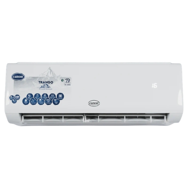 Canon Trango Air Conditioner | 1 Ton/1.5 Ton/2 Ton, Gold Fin, 4D Air Flow, Built-in WiFi, Silent Mode, Auto Clean, T3 System, R410 Refrigerant
