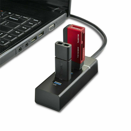 USB HUB 4 Port SuperSpeed 3.0 High-Speed Multiport USB Hub Adapter For Computer Laptop PC