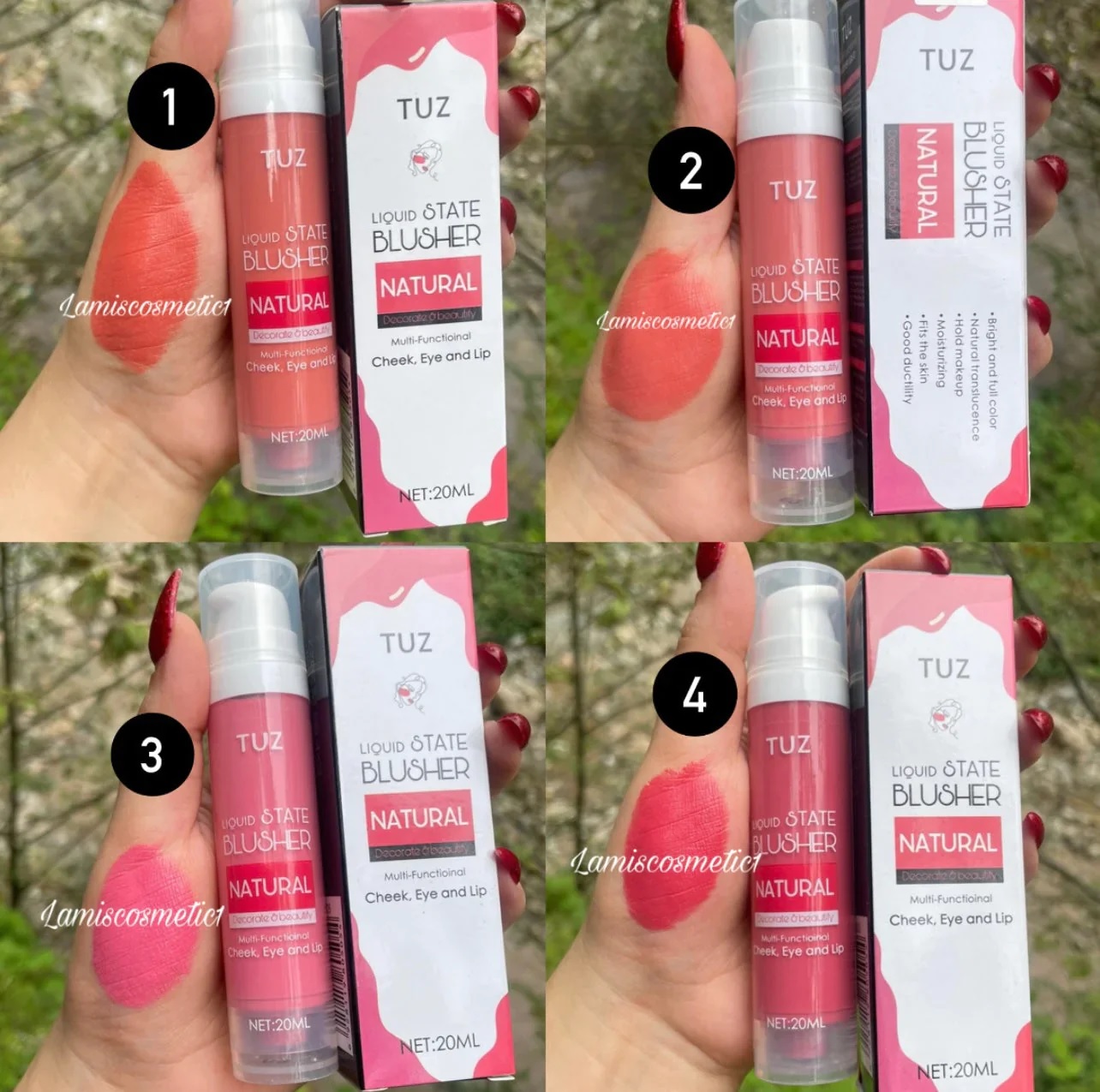 High Quality Blusher 20 ML Liquid Blush On Makeup Blush