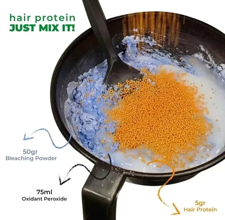 50g Bioplex Hair Protein – Golden Protein Balls for Strong, Healthy Hair