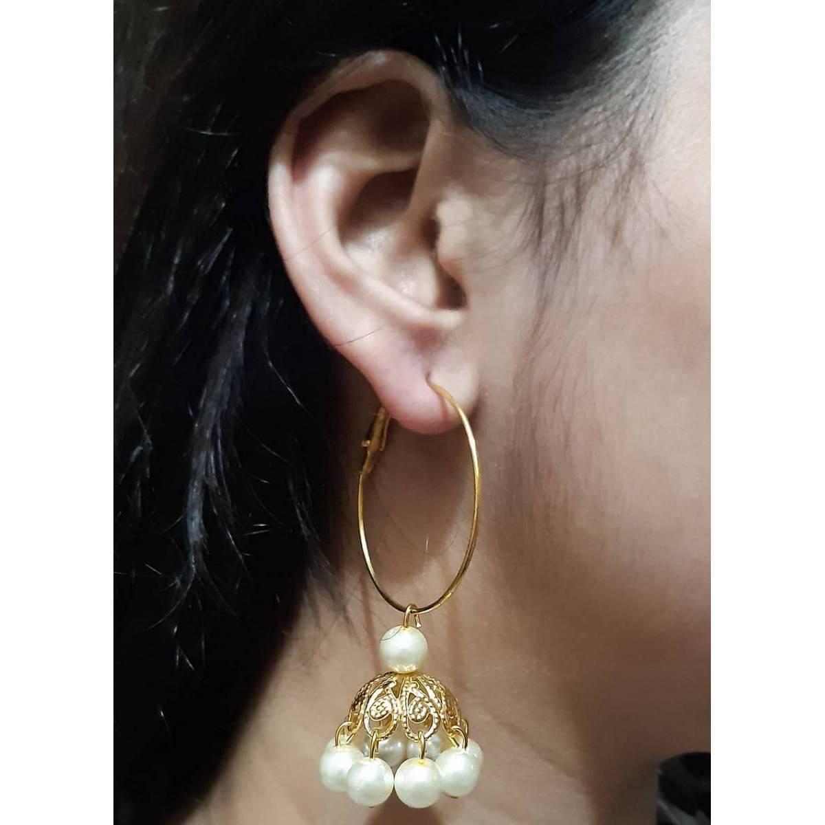 High Quality Round Antique Jhumki Wedding Trendy Earring