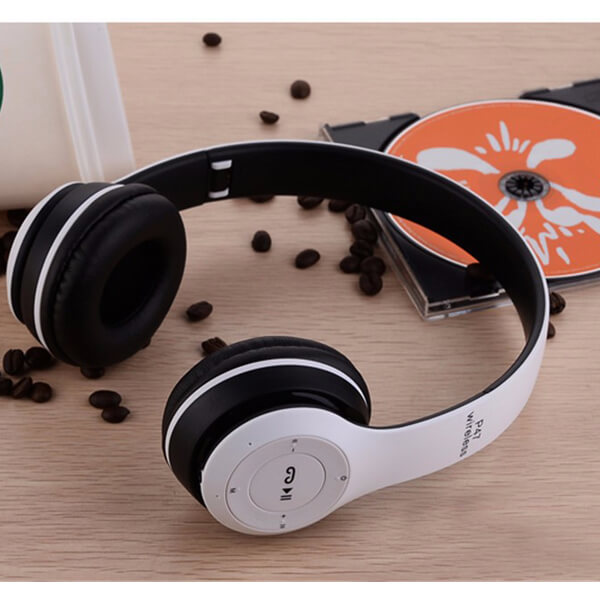 Wireless Headphones, P47 Bluetooth Foldable Headset with Microphone Support FM Radio TF for PC TV Smart Phones & Tablets Etc