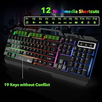 Ultimate Performance: Unique Metallic Wired RGB Gaming-Office Keyboard for Unparalleled Precision and Style - High Quality