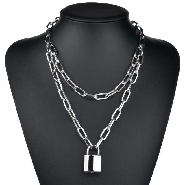 thick chain neck female necklace female 