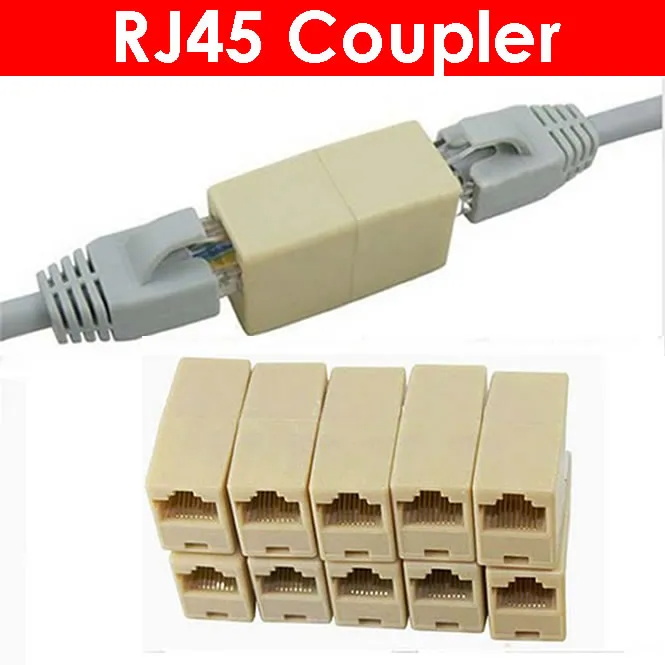 RJ45 Female Connector RJ 45 Coupler Extender Joinder Ethernet LAN Jointer Rj45 jointer