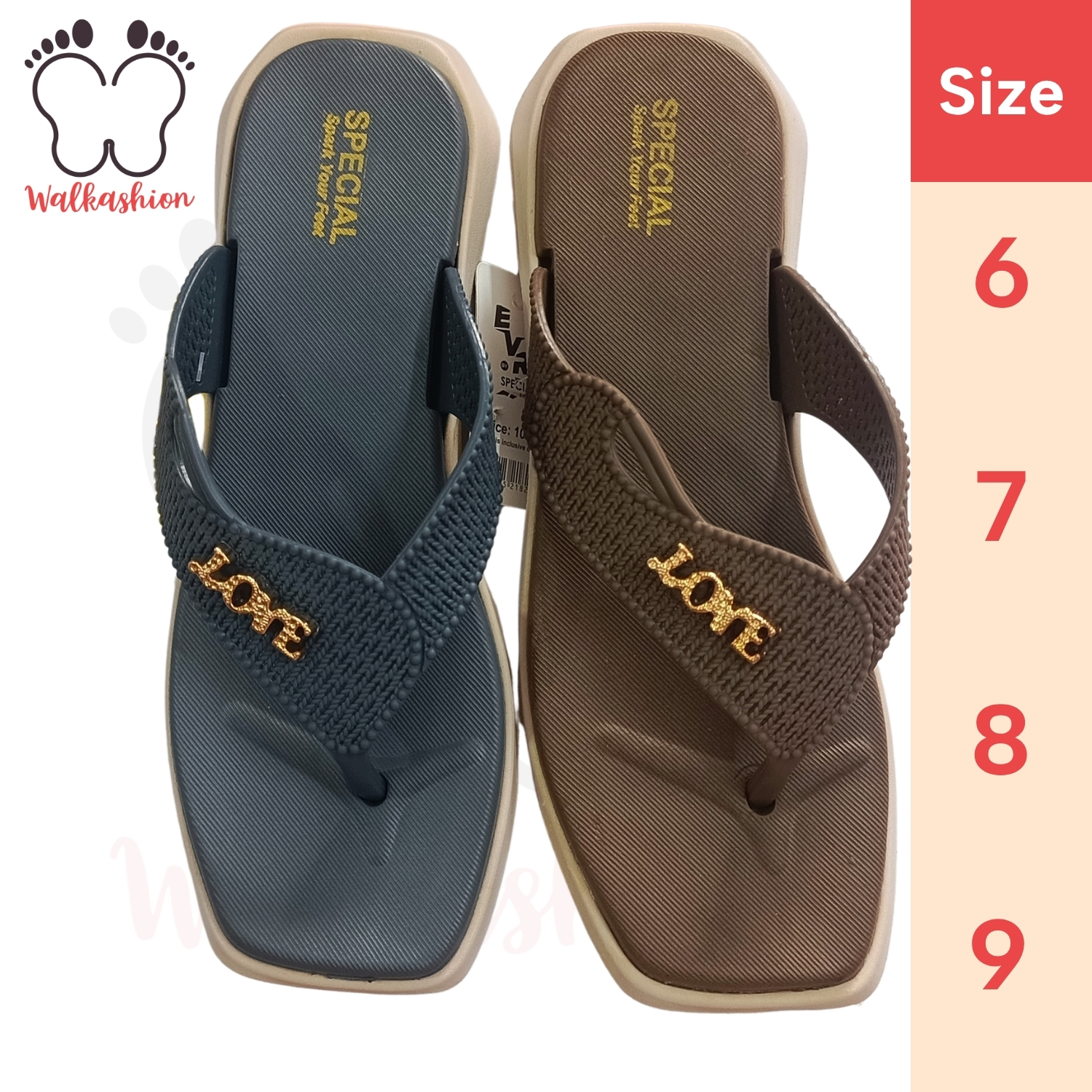 Home V Strap Slippers for Girls and Ladies. New arrival. Light weight, Soft, Durable and Comfortable. Non-Leather premium EVR Material. Colors Brown and Dark Grey.. Flat Heal slippers. Best for casual use. Best in all seasons. Sizes US 6,7,8 and 9.