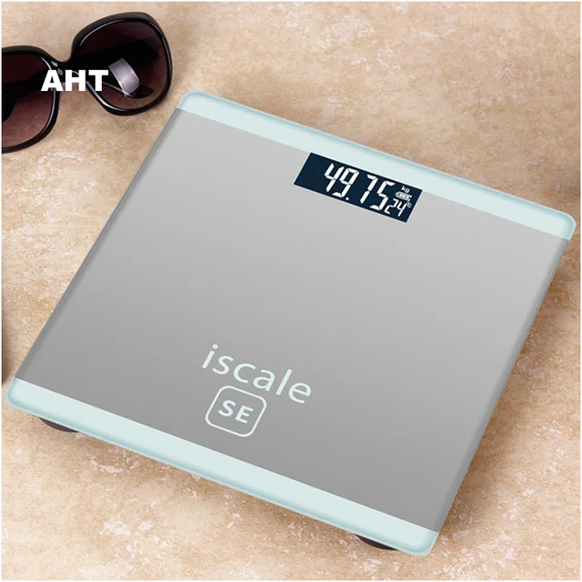 Household Precision Electronic Weighing Scale Adult Healthy Body Health Scale Single-point Type Toughened Glass Bathroom Scale Analog Digital Weight Machine for Body Machine Digital Weight Machine Body weight Machine