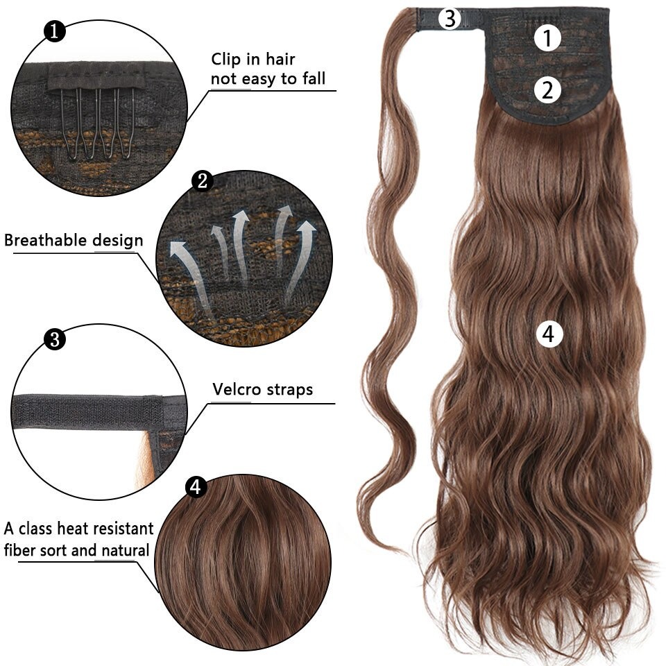 New ponytail curly hair style extension