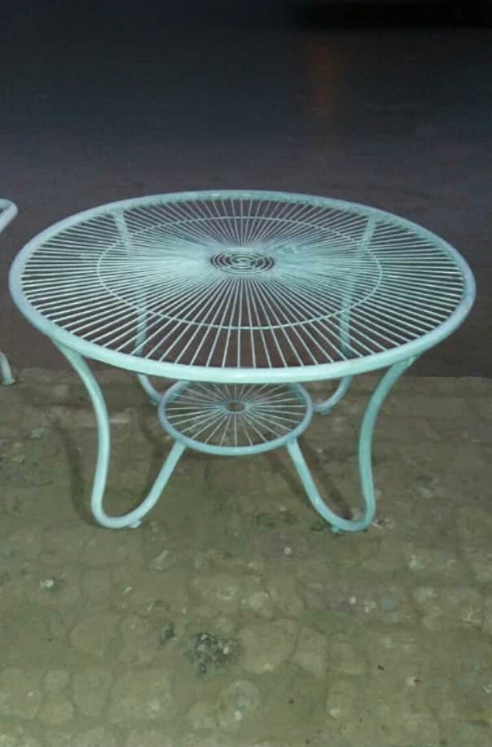 Steel Round Table (Iron) | Daraz.pk