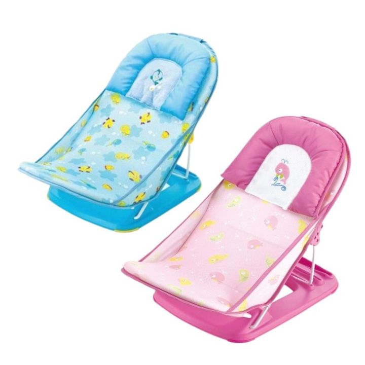 Baby Bather Safety Bath Support Seat Multi-Functional Baby Bath Chair without Head Pillow Foldable Bather For Babies