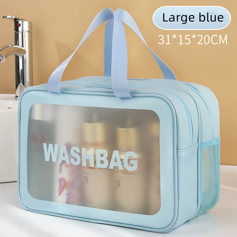 Women Portable Travel Wash Bag Female Transparent Waterproof Makeup Storage Pouch Large Capacity Cosmetic Organizer Beauty Case