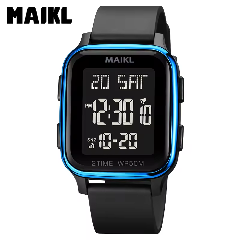 Digital LED Sports Watch for Men & Boys – Waterproof Stylish Casual Wrist Watch with Date & Alarm | Fashion Durable Trendy Digital Watch | Outdoor Electronic Sports Wrist Watch