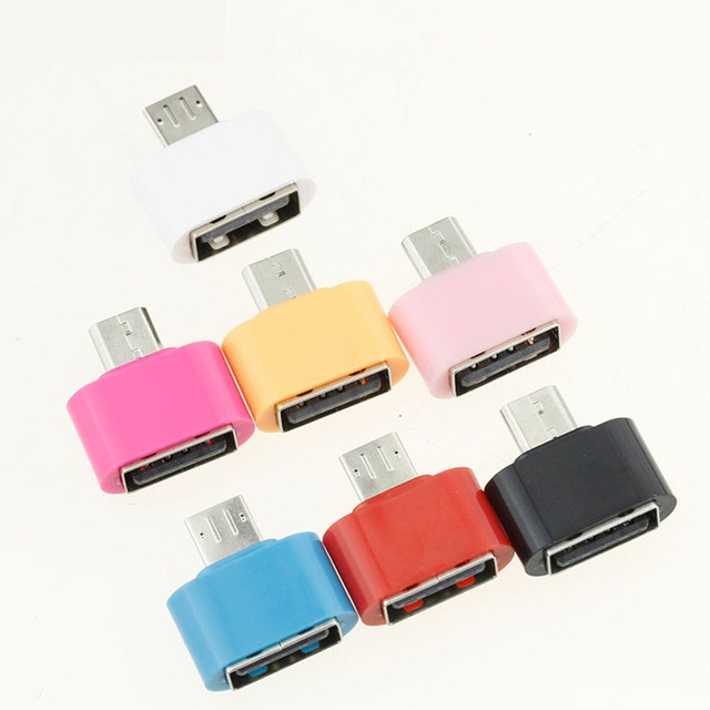 PACK OF 5PCS Universal Usb To Android Adapter For Android Mobile Mini USB To Android Jack Splitter smartphone USB Android Connectors OTG Converter