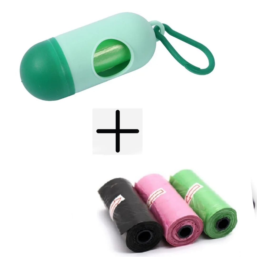 01 Dispenser + 03 Rolls Disopsable Baby Diapers Bag Box Kit Portable Baby Diapers Platics Bags Pet Waste Bag Box Kit Portable Baby Diapers Platics Bags Rubbish Bags Garbage Bag Removable Box Nappy Bag with Rope/hooks