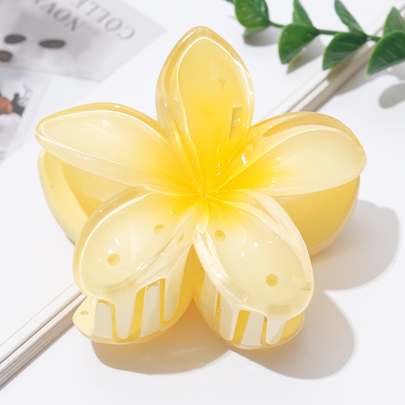New 2024 Flower Hair Clip Candy Color Hair Claw for Women Accessories